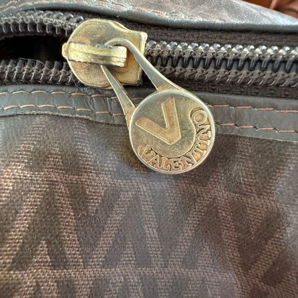 VINTAGE MARIO VALENTINO SOFT PVC MONOGRAM
FOLDABLE WEEKEND TOTE BAG - Picture 5 of 8